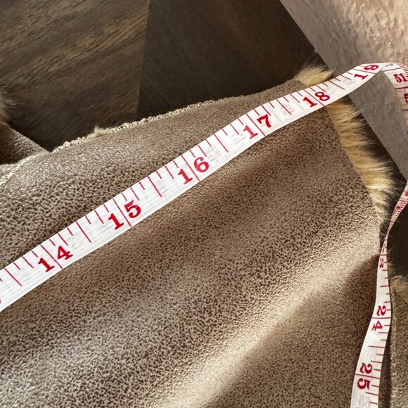 Alberto Makali Suede and Faux Fur Vest Cinch Waist XL - Picture 8 of 10